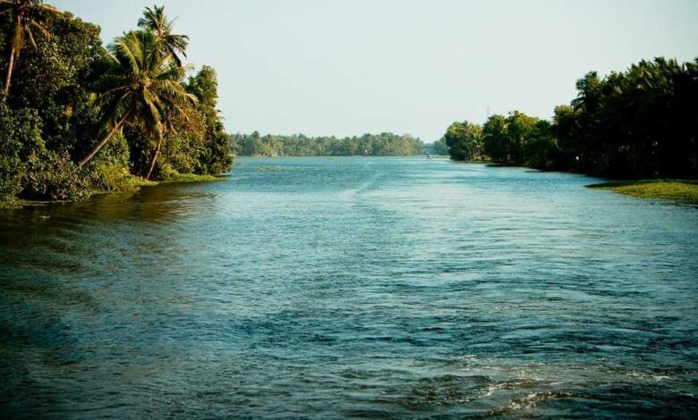 Kerala backwater canals